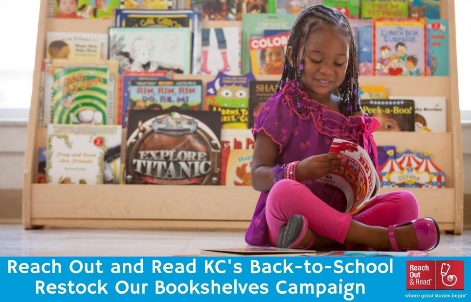 Reach Out and Read Kansas City's Back-to-School Restock Our Bookshelves Campaign