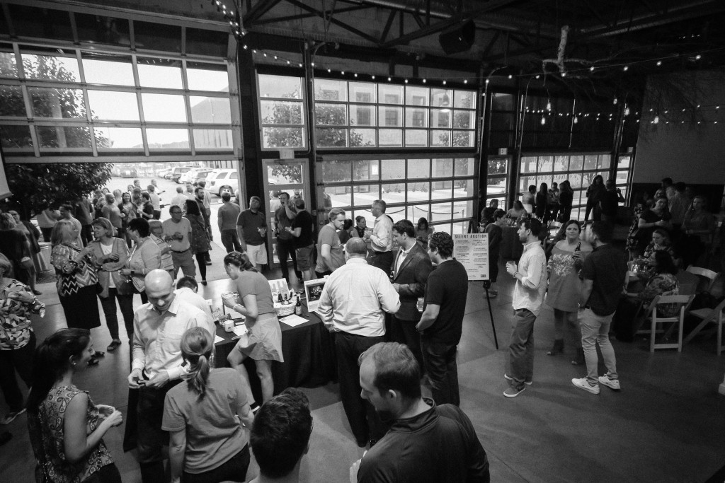 Guests enjoying Books On Tap 2018 at the River Market Event Place Photo courtesy Jessica Janasz